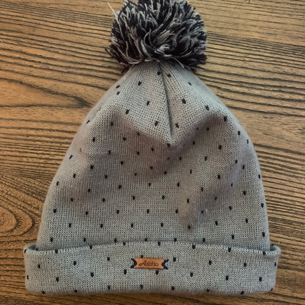 Adidas Gray Knit Climawarm Beanie